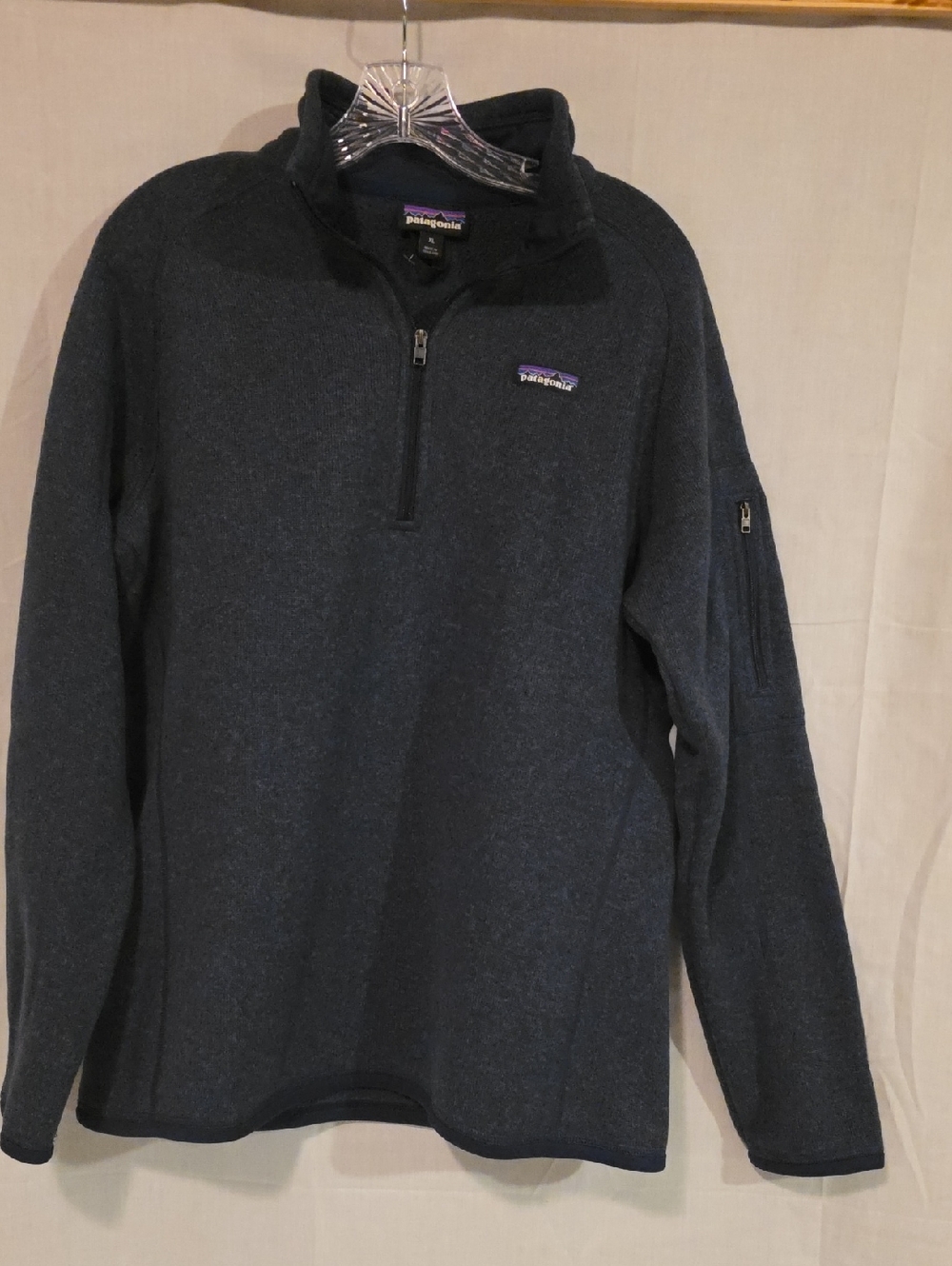Patagonia Charcoal Heather 1/4 Zip Fleece Pullover